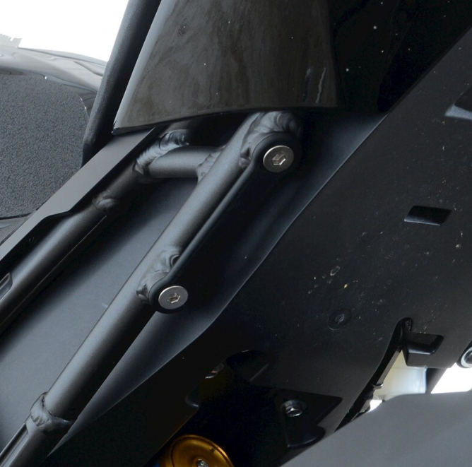 Плоча R&amp;G RACING Footrest Blanking Plate Black - Honda CBR1000RR-R Fireblade