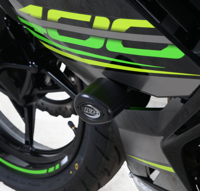 Краш тапи R&amp;G RACING Aero Crash Protectors Black Kawasaki Ninja 400