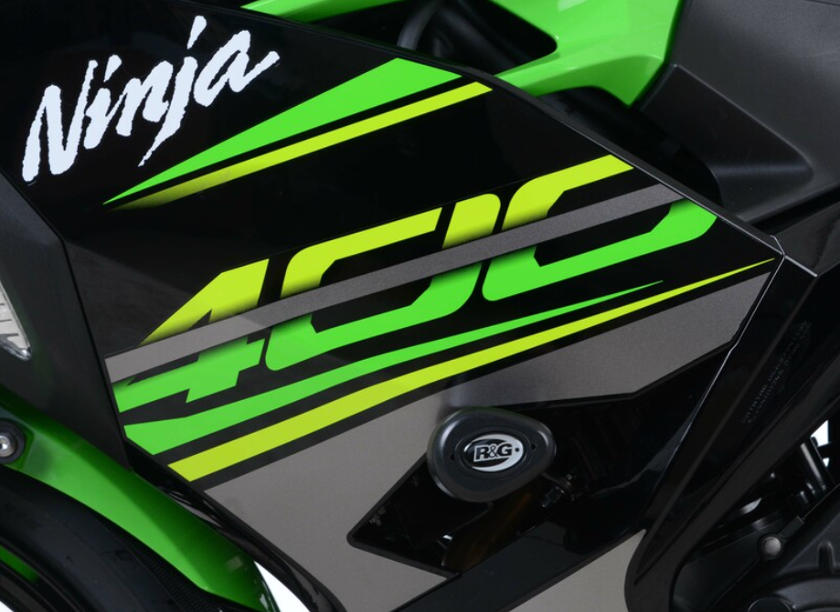 Краш тапи R&amp;G RACING Aero Crash Protectors Black Kawasaki Ninja 400