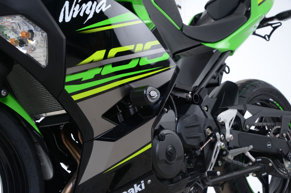 Краш тапи R&amp;G RACING Aero Crash Protectors Black Kawasaki Ninja 400