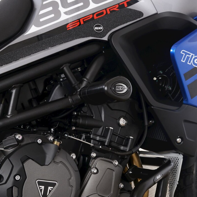 Краш тапи R&amp;G RACING Aero Crash Protectors - White Triumph Tiger 850 Sport