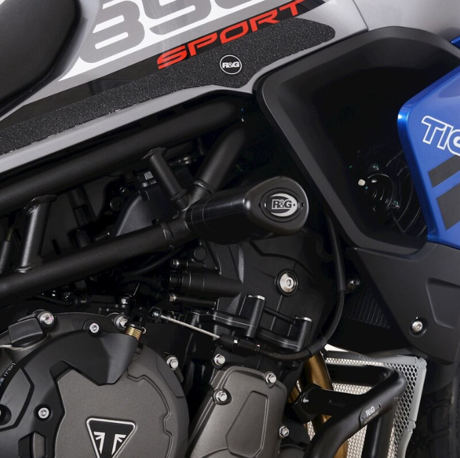 Краш тапи R&amp;G RACING Aero Crash Protectors - Black Triumph Tiger 850 Sport
