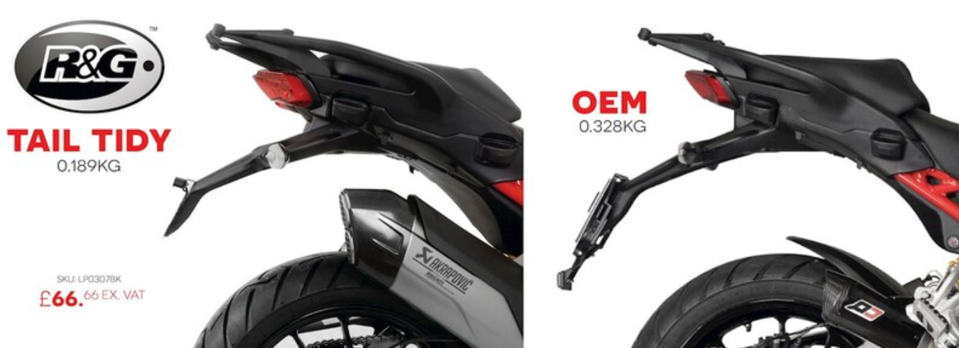 Стойка за номер R&amp;G RACING License Plate Holder - Ducati Multistrada V4 (S &amp; Sport)