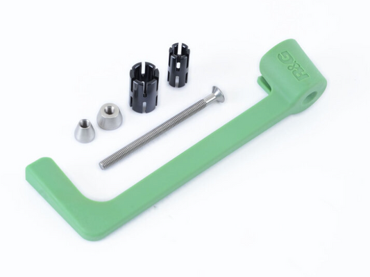 Протектори за кормило R&amp;G RACING Moulded Lever Guard - Green Triumph