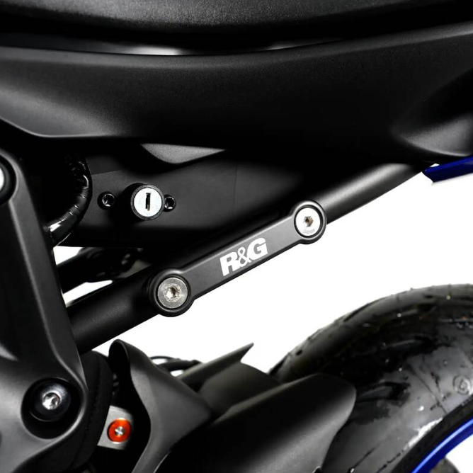 Плоча R&amp;G RACING Rear Footrest Blanking Plate Silver Yamaha MT-07 14-25