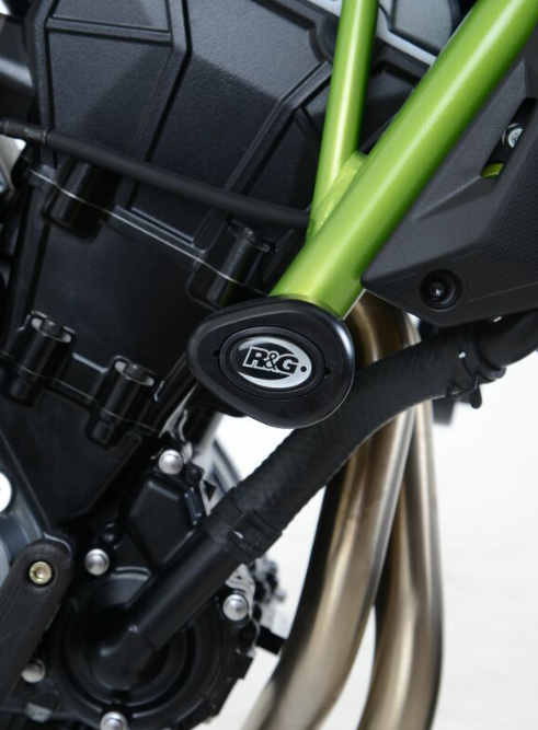 Краш тапи R&amp;G RACING Aero Crash Protectors White Kawasaki Z650