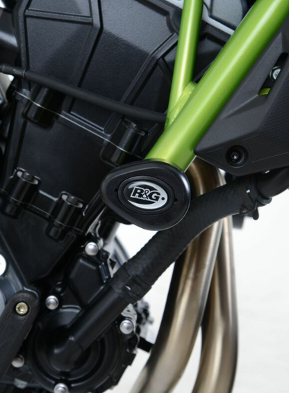 Краш тапи R&amp;G RACING Aero Crash Protectors White Kawasaki Z650