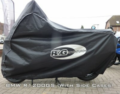 Мото покривало R&amp;G Racing Outdoor Protective Cover Adventure Silver - Moto / Scooter - Universal