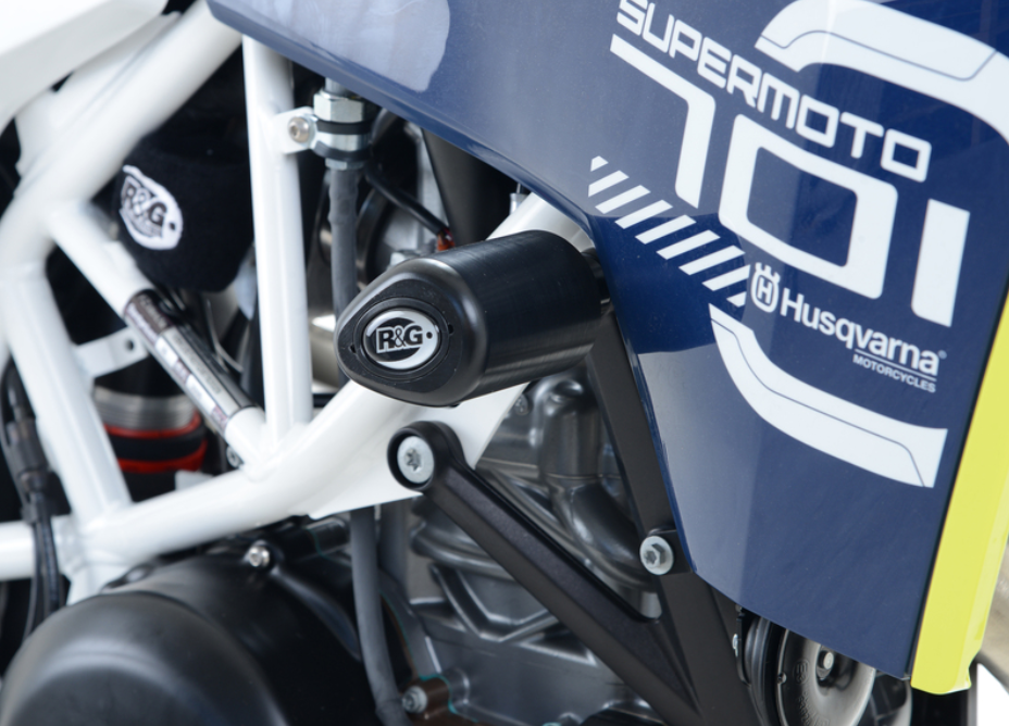 Краш тапи R&amp;G RACING Aero Crash Protectors Black Husqvarna 701 Supermoto