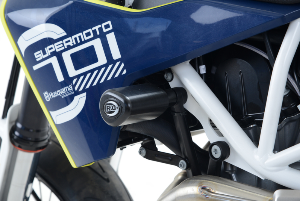 Краш тапи R&amp;G RACING Aero Crash Protectors Black Husqvarna 701 Supermoto