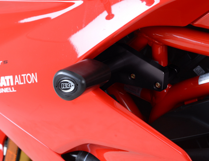 Краш тапи R&amp;G RACING Aero Crash Protectors Black Non Drill Kit Ducati Supersport