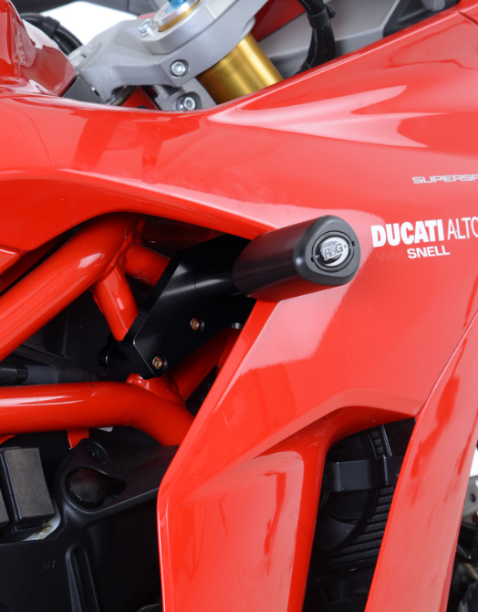 Краш тапи R&amp;G RACING Aero Crash Protectors Black Non Drill Kit Ducati Supersport