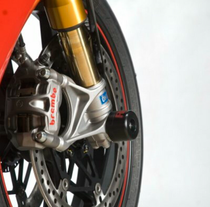 Краш тапи за ост R&amp;G RACING Fork Protectors Black Ducati Panigale V4