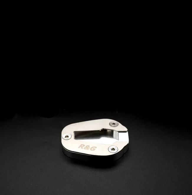 Адаптер за странична стойка R&amp;G RACING Kickstand Shoe - Silver Honda CBR1000RR-R
