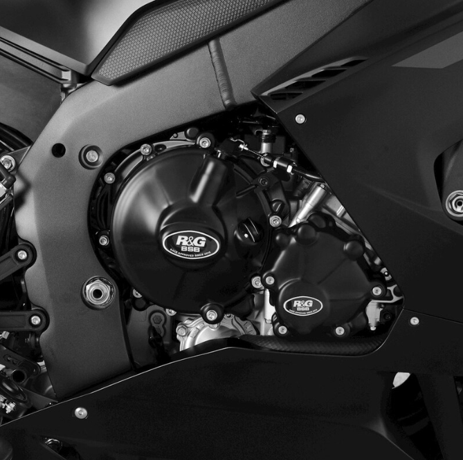 Протектор за двигател R&amp;G RACING Race Series Right Crankcase Protection Cover - Black Honda CBR1000RR-R Fireblade SP