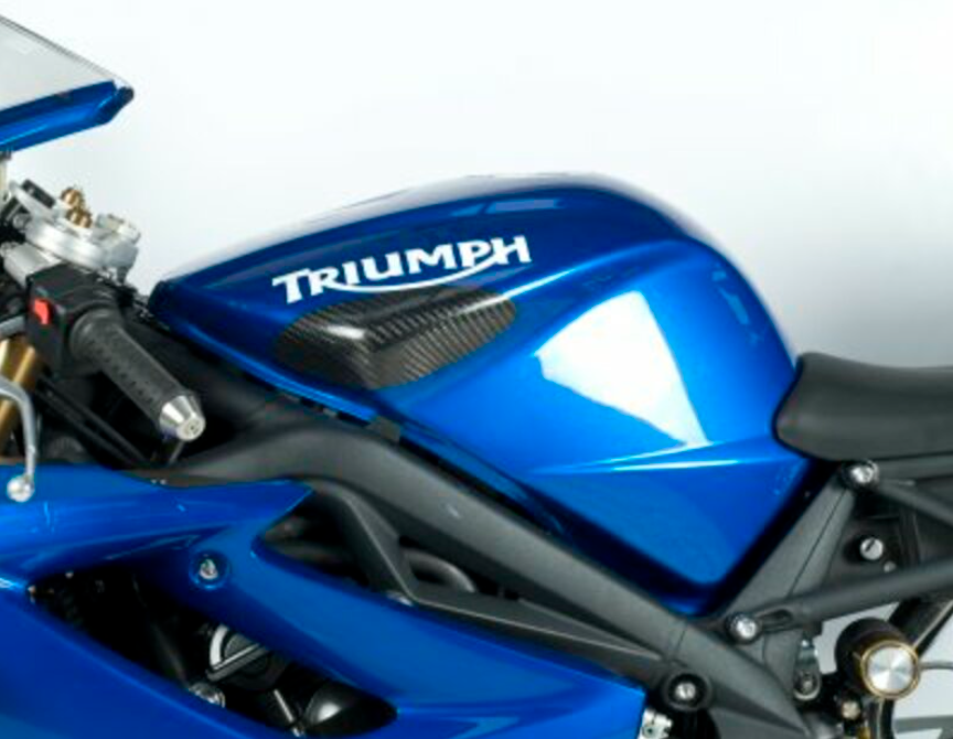 Протектор за резервоар R&amp;G RACING Tank Sliders Carbon Triumph