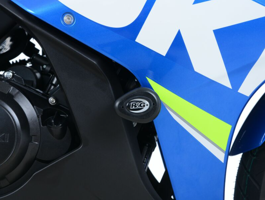 Краш тапи R&amp;G RACING Aero Crash Protectors Black (Non-Drill Kit) Suzuki GSX-R250
