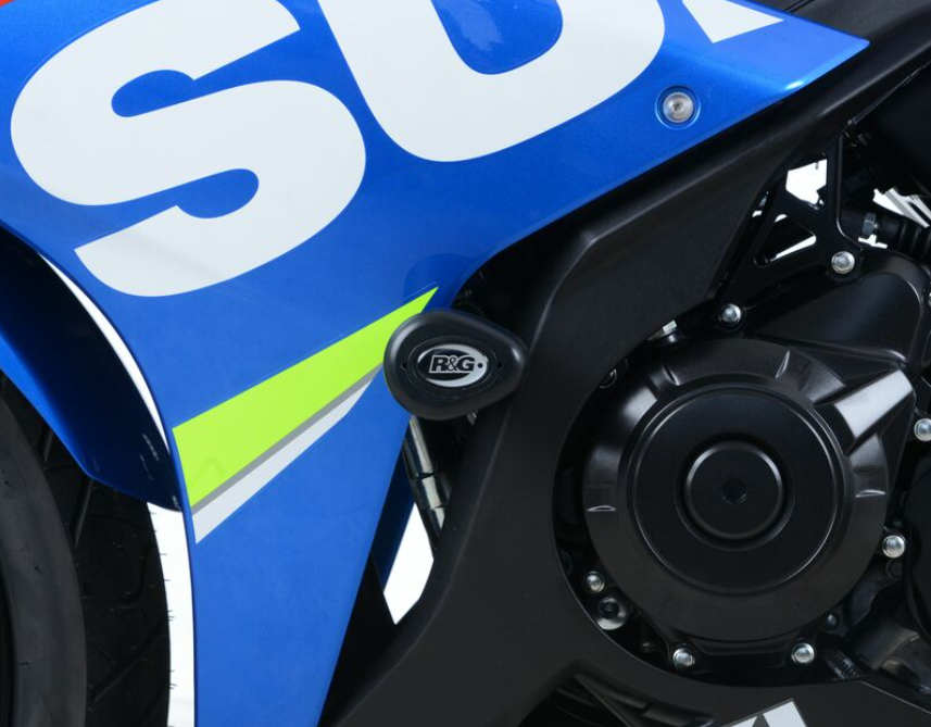 Краш тапи R&amp;G RACING Aero Crash Protectors Black (Non-Drill Kit) Suzuki GSX-R250