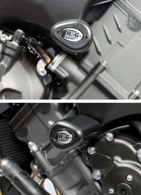 Краш тапи R&amp;G RACING Aero Crash Protectors Black Yamaha FZ1 / FZ8
