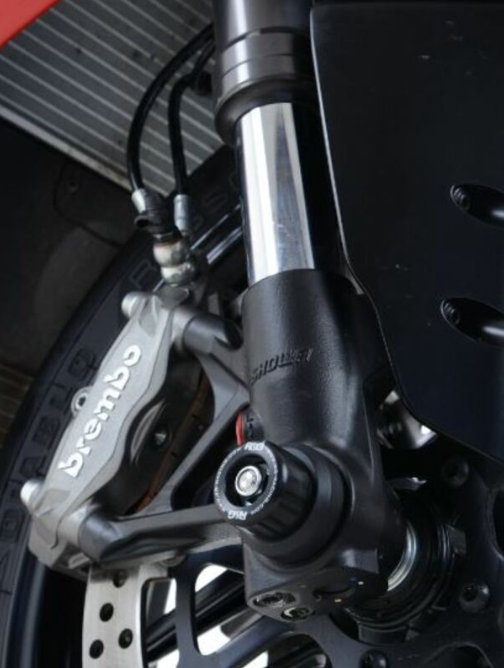 Краш тапи за ост R&amp;G RACING black fork protection Ducati Panigale 1299
