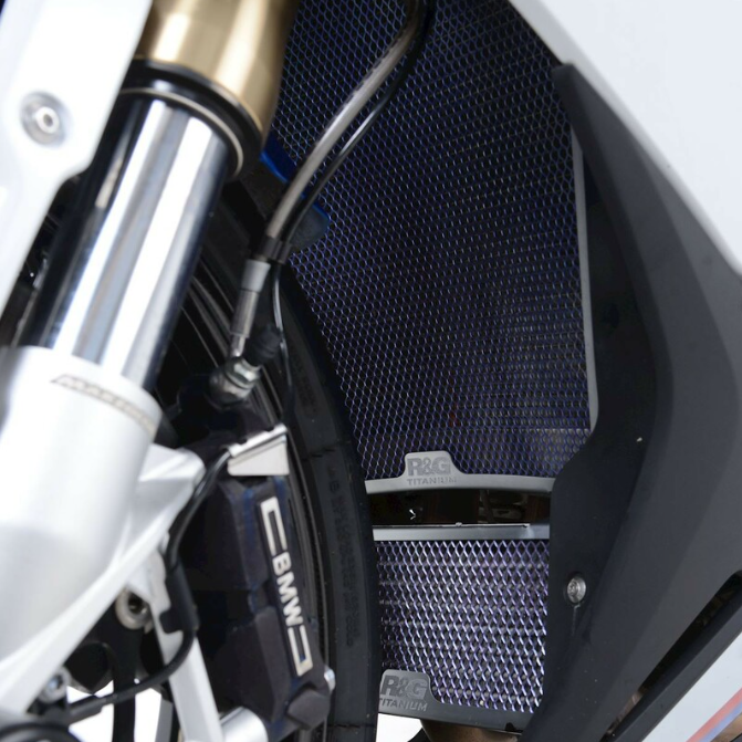 Протектор за радиатор R&amp;G Racing Oilradiator Guard Titanium - BMW S1000RR