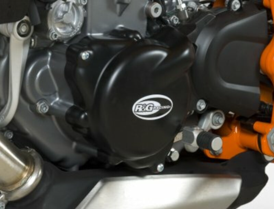 Протектор за двигател R&amp;G RACING Left Crankcase Protection Cover Black KTM/Husqvarna