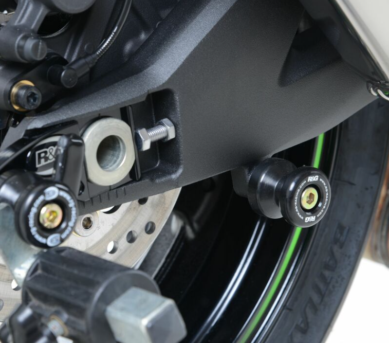 Адаптери за стойка R&amp;G RACING Bobbins Black Kawasaki ZX-10R