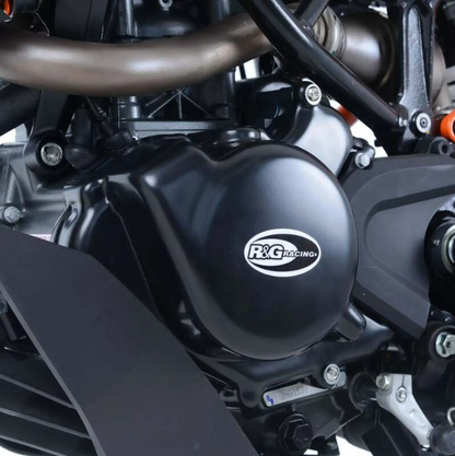 Комплект протектори за двигател R&amp;G RACING Engine Clutch Protection Cover Kit 2pc KTM DUKE 125 17-23