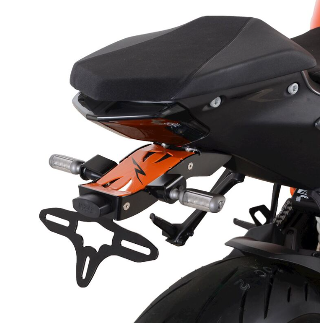 Стойка за номер R&amp;G RACING Licence Plate Holder/Orange KTM SuperDuke R 1290 20-23