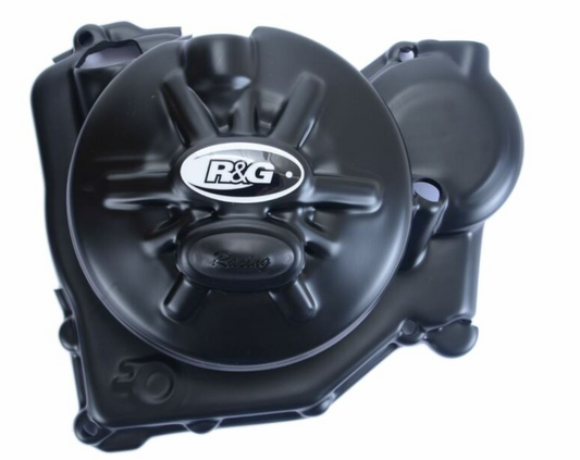 Протектор за двигател R&amp;G RACING Race Series Black Right Engine Case Protection Cover Aprilia RSV4RR