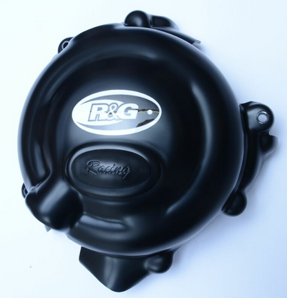 Протектор за двигател R&amp;G RACING Race Series Right Crankcase Protection Cover Black Triumph Street Triple 675 765 / Daytona 675