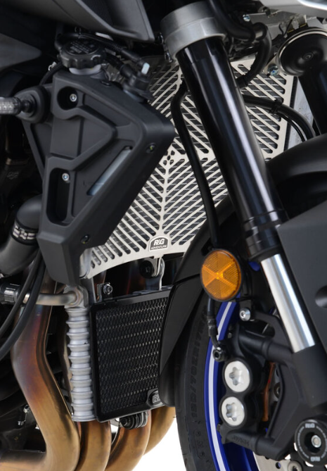 Протектор за радиатор R&amp;G Racing Radiator guard - Titanium Yamaha MT-10 16-24