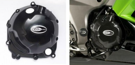 Протектор за двигател R&amp;G RACING Right Crankcase Protection Cover Black Kawasaki Z1000/SX