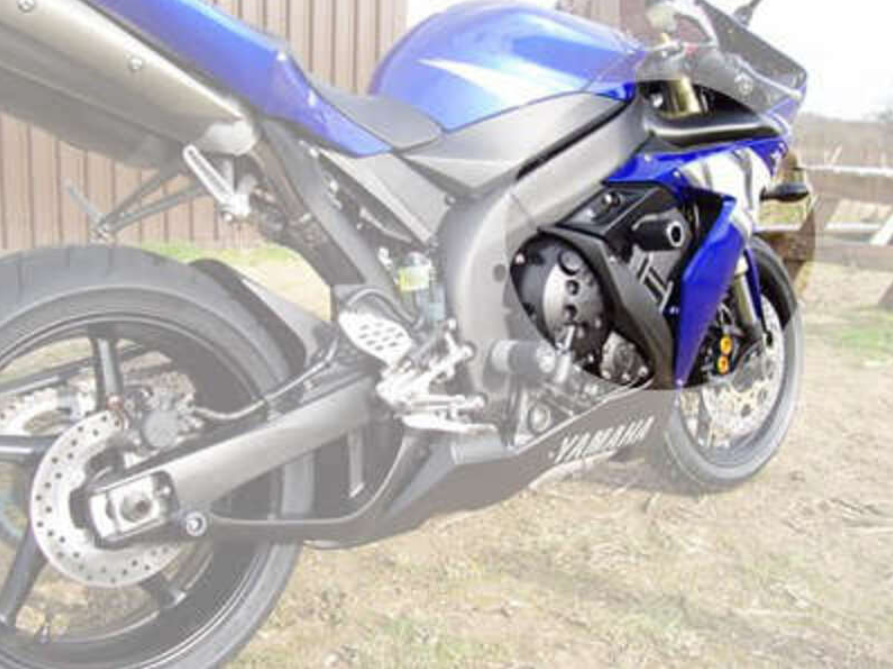 Краш тапи R&amp;G RACING Classic Crash Protectors Black Yamaha YZF-R1 04-06