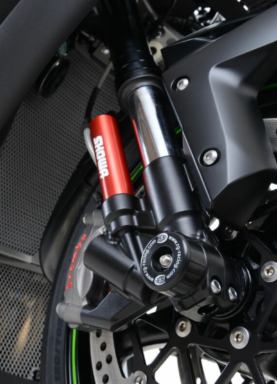 Краш тапи за ост R&amp;G RACING Fork Protector Black Kawasaki ZX-10R 16-25