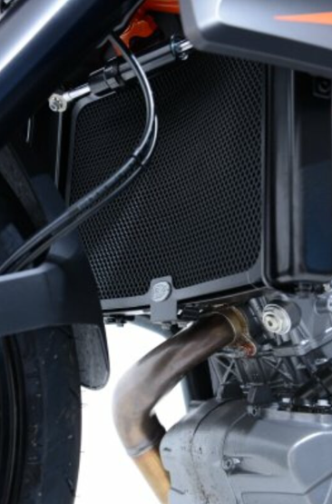 Протектор за радиатор R&amp;G Racing Aluminium Radiator guard Black - KTM 1290 Super Duke R 14-19