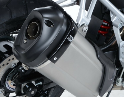 Протектор за генерация R&amp;G RACING Exhaust Protector Black Aprilia/Honda/Suzuki/Kawasaki