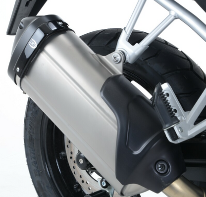 Протектор за генерация R&amp;G RACING Exhaust Protector Black Aprilia/Honda/Suzuki/Kawasaki