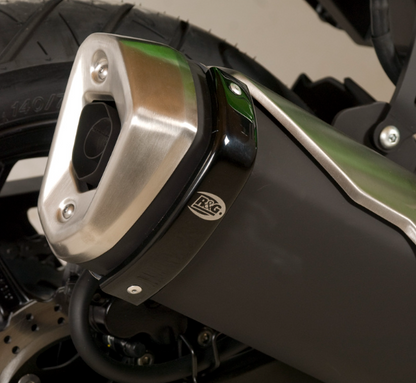 Протектор за генерация R&amp;G RACING Exhaust Protector Black Aprilia/Honda/Suzuki/Kawasaki