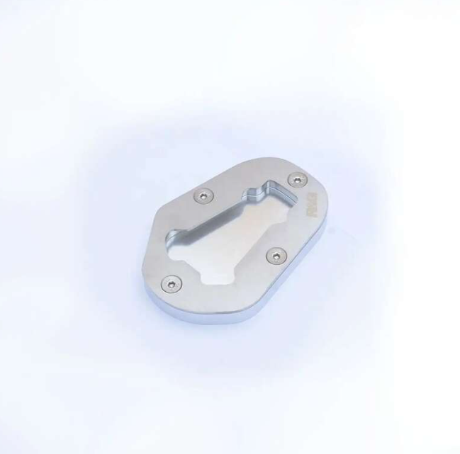 Адаптер за странична стойка R&amp;G RACING Kickstand Shoe Silver Honda Africa Twin 20-23