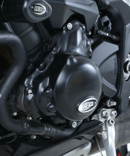 Протектор за двигател R&amp;G RACING Left Crankcase Protection Cover Black Triumph Daytona 675/ Speed Triple 675/765