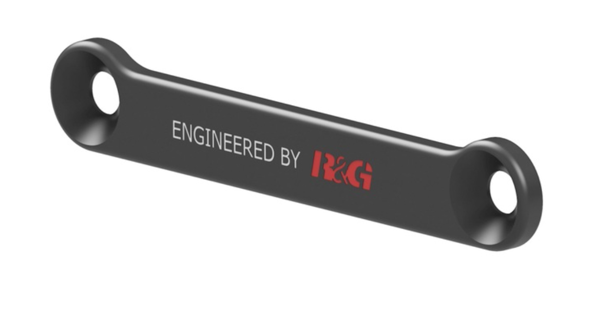 Плоча R&amp;G RACING Left Footrest Blanking Plate - Red Kawasaki ZH2 20-24