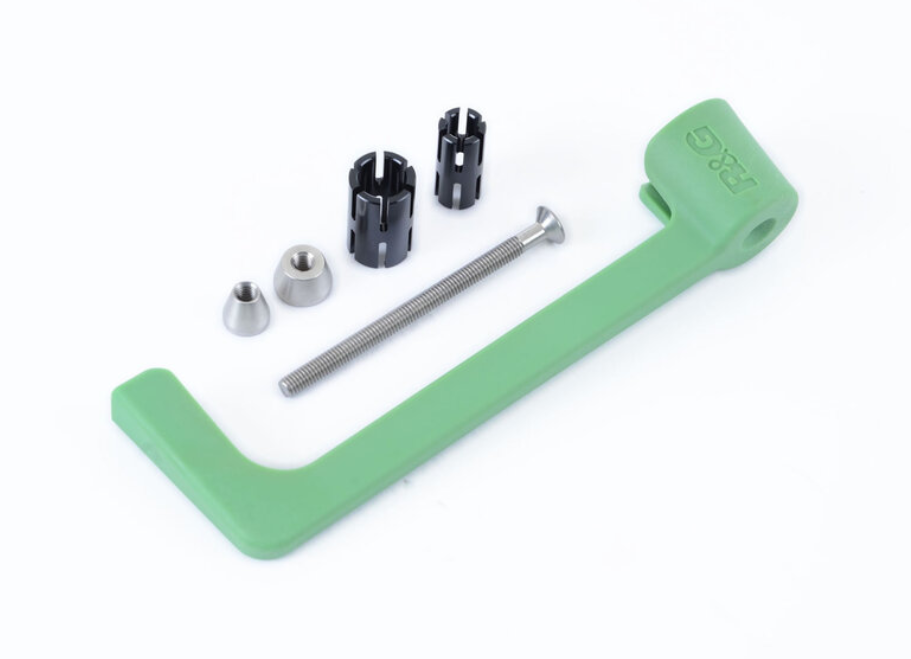 Протектори за кормило R&amp;G RACING Moulded Lever Guard - Green Aprilia RS660 20-24