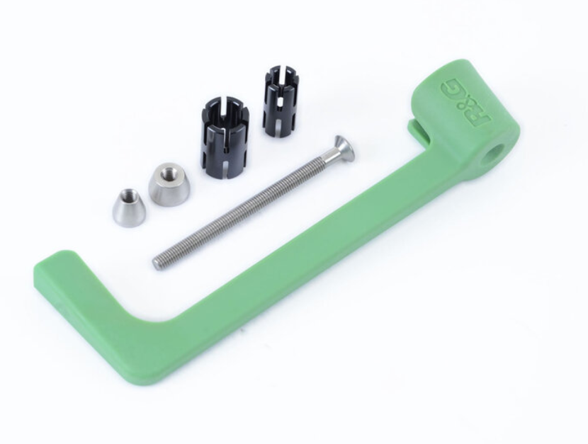 Протектори за кормило R&amp;G RACING Moulded Lever Guard - Green Yamaha MT-09 21-23