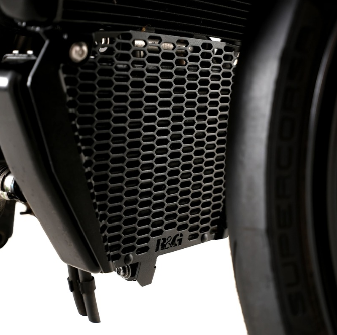 Протектор за маслен радиатор R&amp;G RACING Pro Oil Cooler Guard Aluminium Aprilia Tuono V4 1100 (Factory) 25