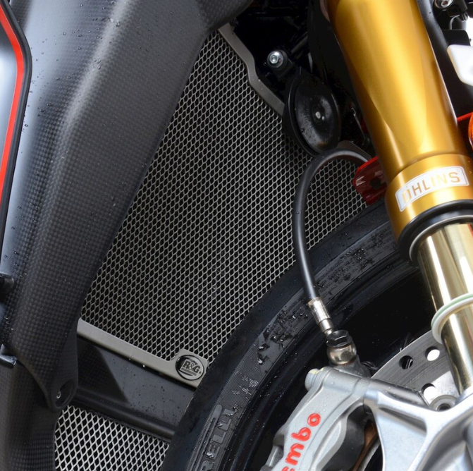 Протектор за радиатор R&amp;G RACING Radiator Guard Titanium - MV Agusta Brutale 1000RR 20-21