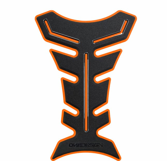 Протектор за резервоар MEDIO BLACK - ORANGE