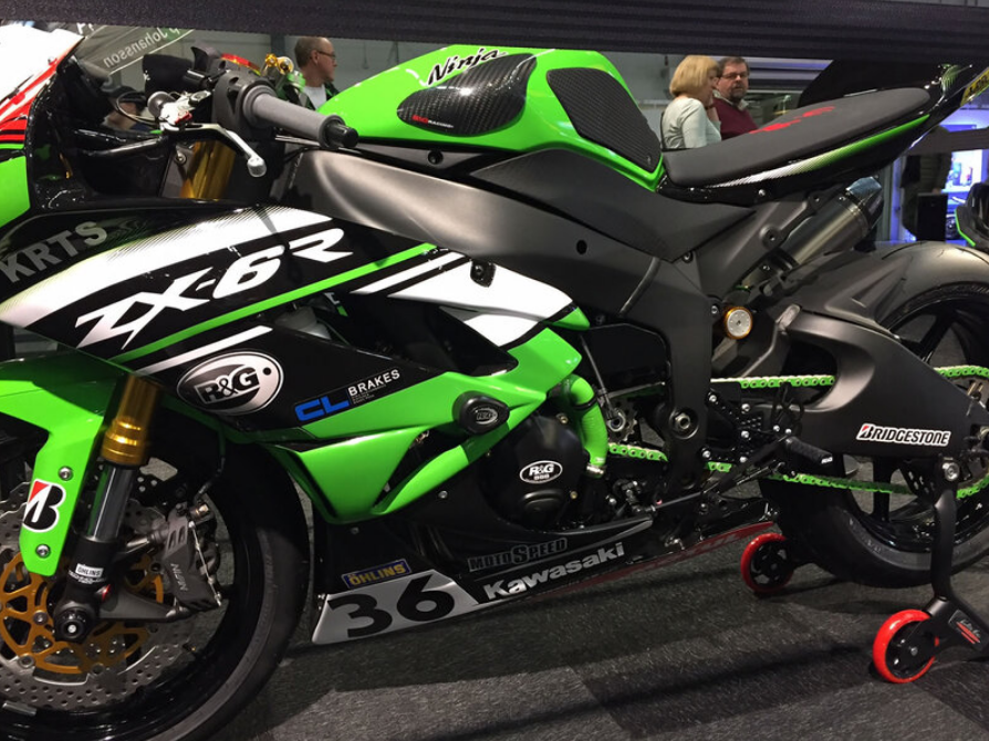 Протектор за резервоар R&amp;G RACING Tank Sliders Carbon Kawasaki Ninja ZX6R 09-16