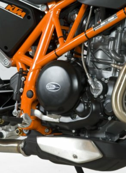 Протектор за двигател R&amp;G RACING Right Crankcase Protection Cover Black KTM/Husqvarna 690/701