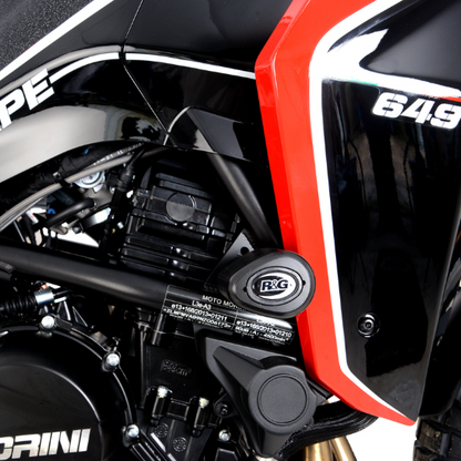 Краш тапи R&amp;G RACING Aero Crash Protectors Black Moto Morini X-CAPE 650 22-26